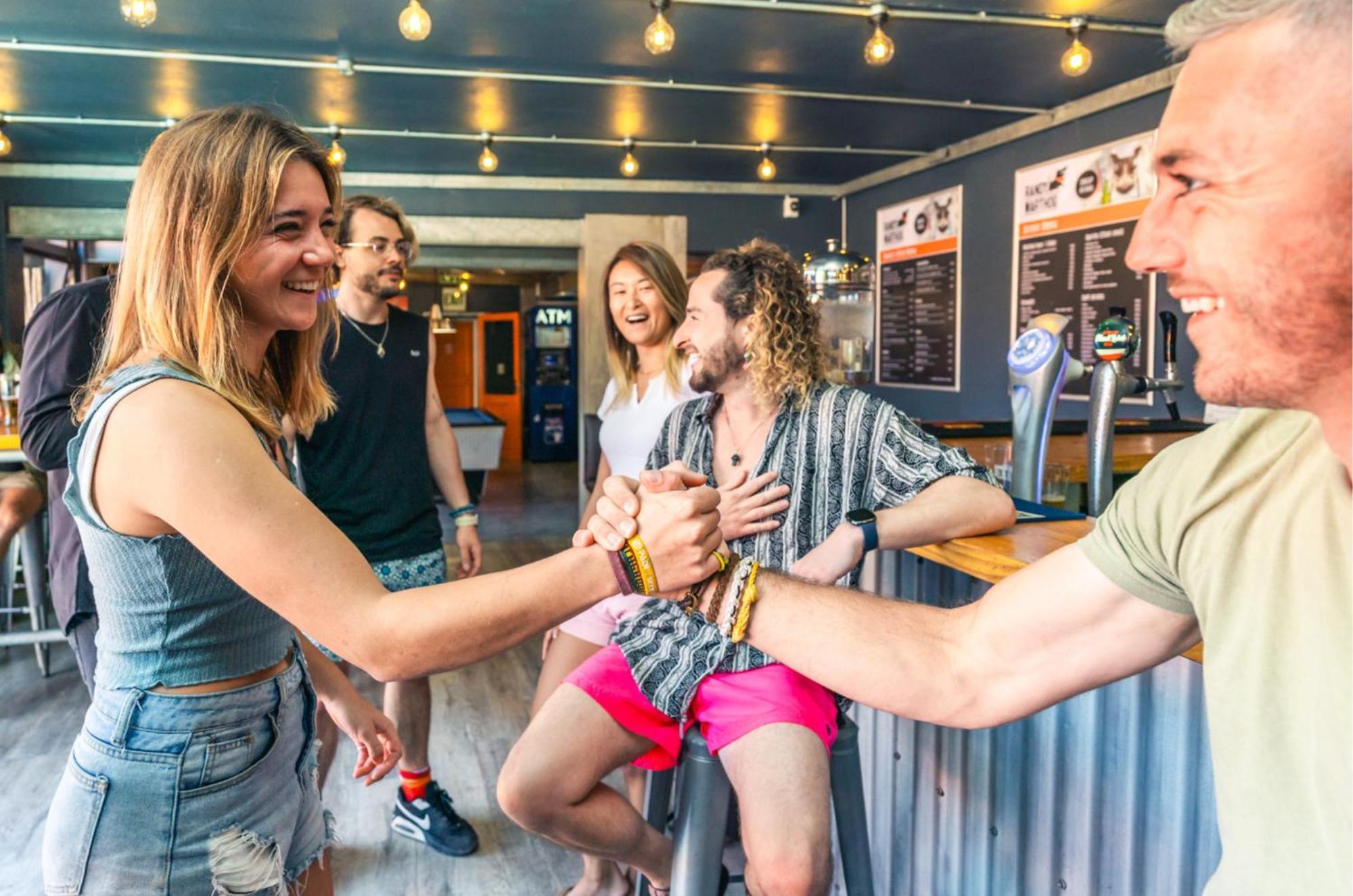 Never at Home Green Point Kaapstad Buitenkant foto The bar at the 2019 edition of the festival