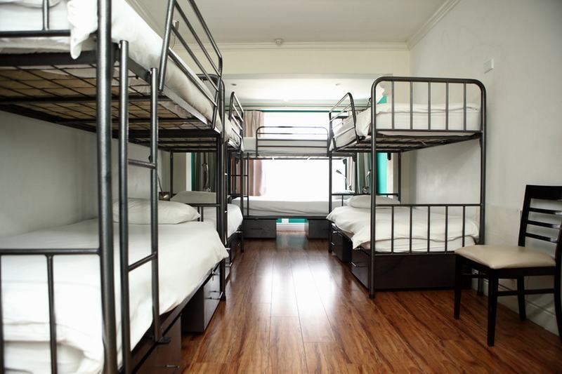 Never at Home Green Point Kaapstad Buitenkant foto A typical hostel room